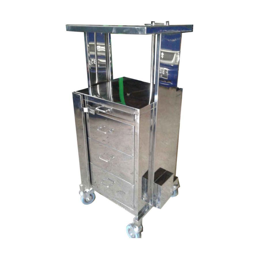 Trolley emergency stainless